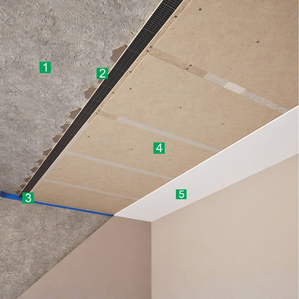 Звукоизоляция потолка